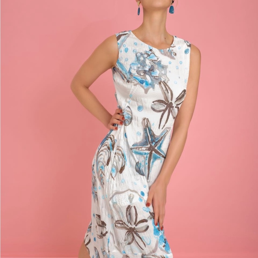 Dolcezza “Simply Art” Sleeveless Dress NWT